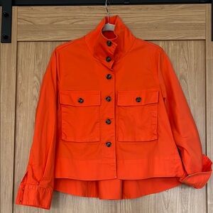 CAbi Tiger Lily Orange Jacket size Medium